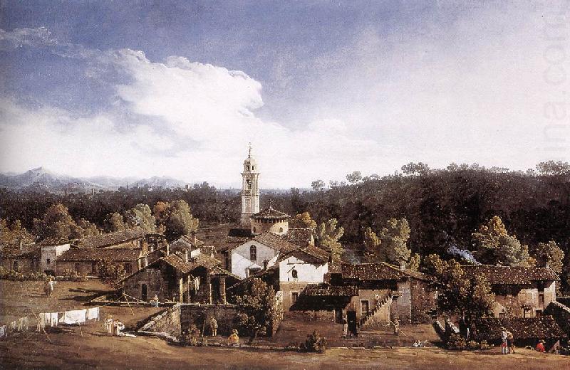 View of Gazzada near Varese, Bernardo Bellotto